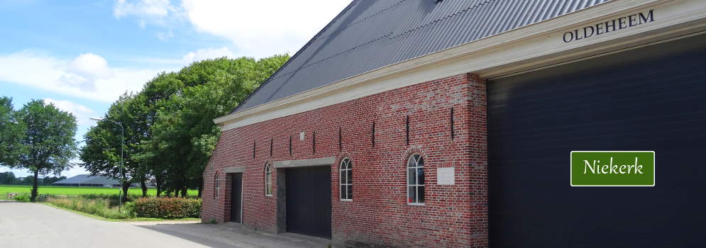 Het dorpje Niekerk in de Marne, Groningen