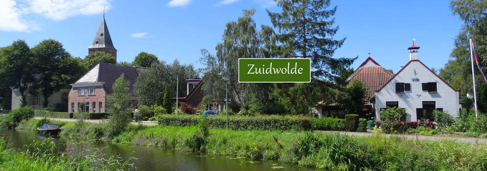Het dorp Zuidwolde in Groningen