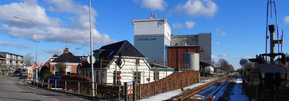 Aardappelmeelfabriek Waddenmolen 't Hoogeland in Uithuizermeeden, Groningen