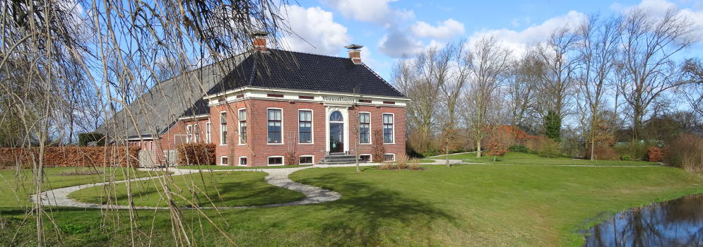 Hogelandse boerderij in Nijenklooster bij Krewerd, Groningen
